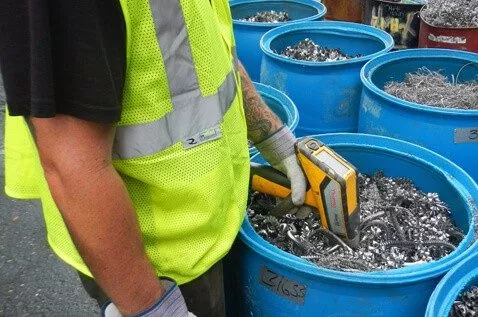 Analyzing scrap metal